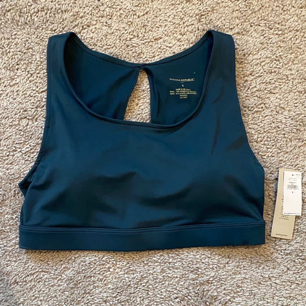Banana Republic Deep Teal Sports Bra